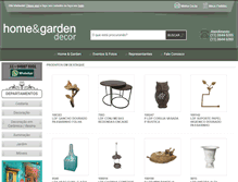 Tablet Screenshot of homeegarden.com.br